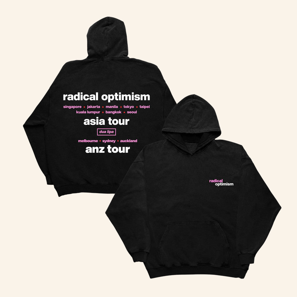 Dua Lipa Merch Radical Optimism Black Anz Tour Hoodie Gifts For Wife