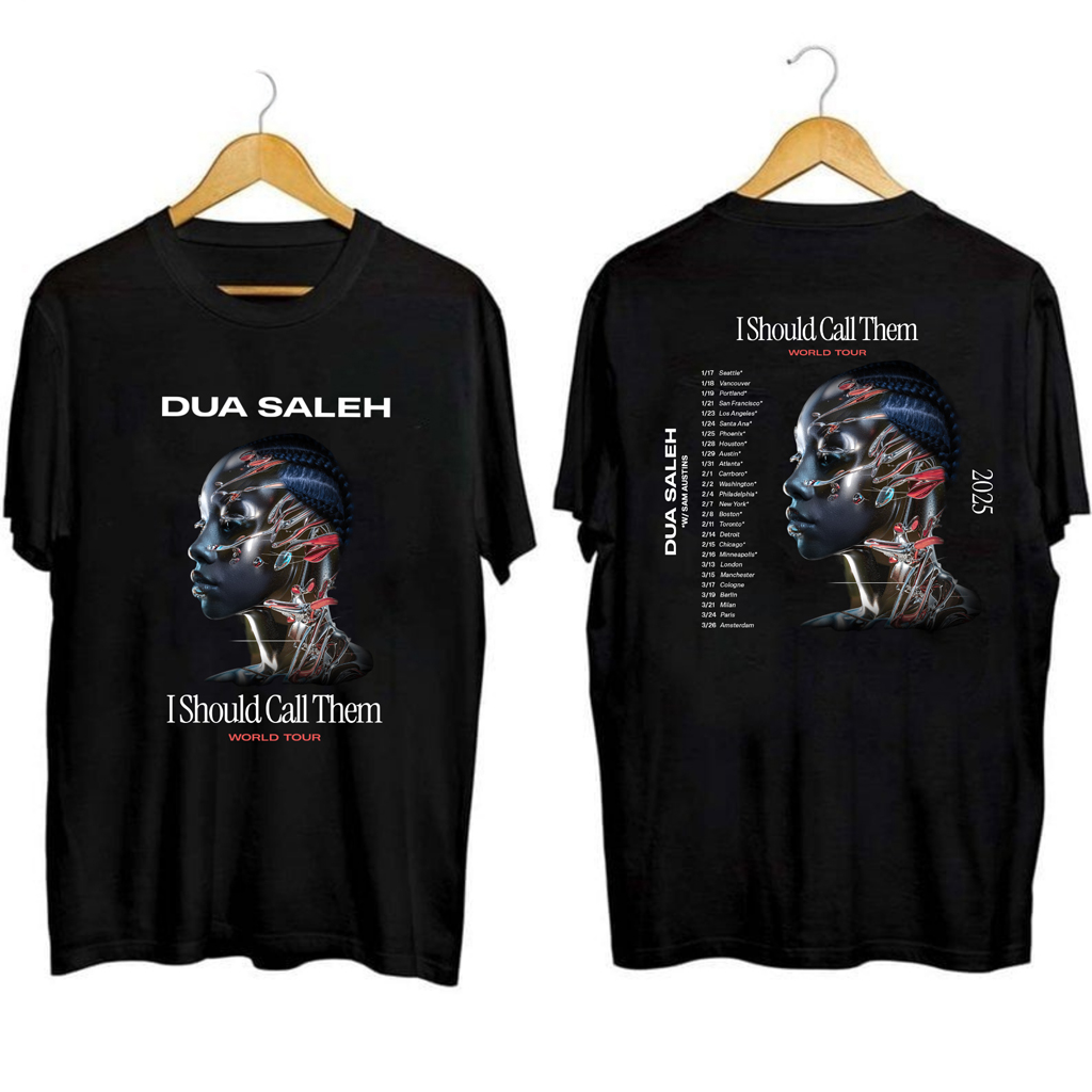 Dua Saleh Tour 2025 Shirt I Should Call Them Dua Saleh Merch Gifts For Fans