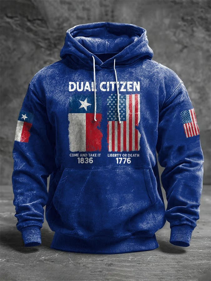 Dual Citizen Texas America Hoodie Come And Take It 1836 Liberty Or Death 1776 Patriotic Fan Gift