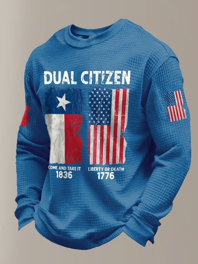 Dual Citizen Texas America Long Sleeve Shirt Come And Take It 1836 Liberty Or Death 1776 Gift For Fans