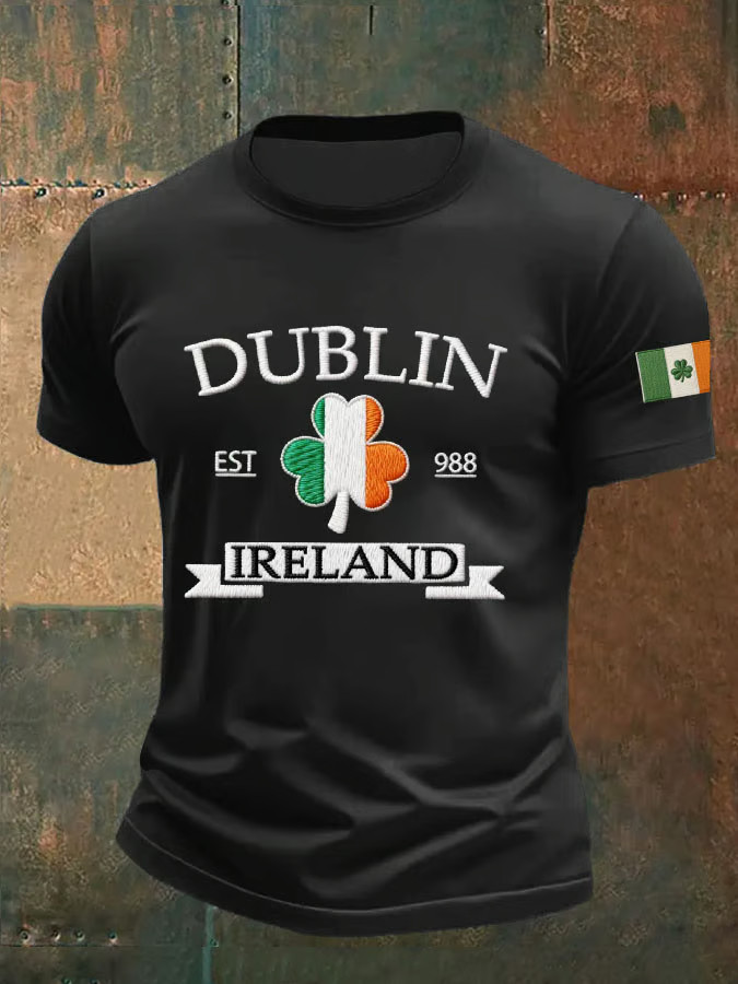 Dublin Ireland St Patrick's Day T-Shirt Saint Patricks Day Shirts Gifts For Father