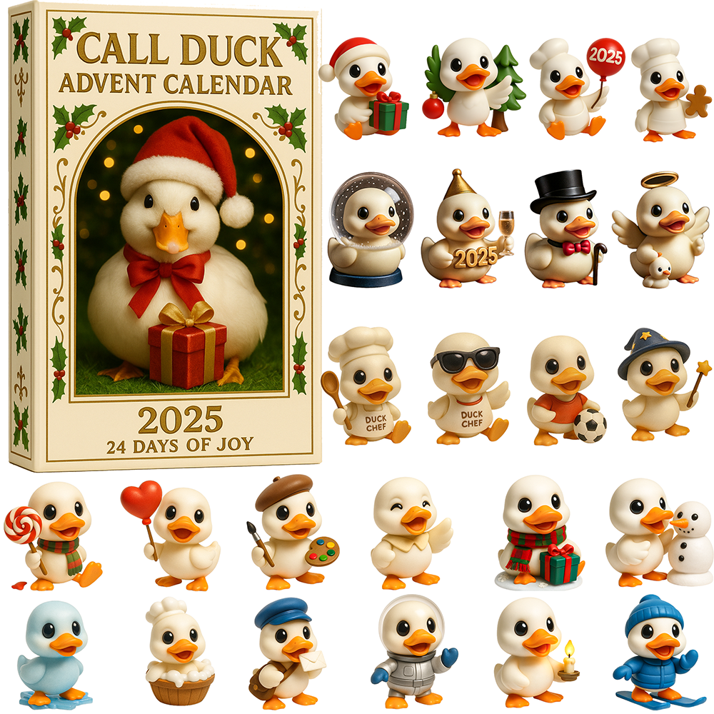 Duck Advent Calendar 2025 Christmas Countdown Calendar Gift Ideas For Duck Lovers