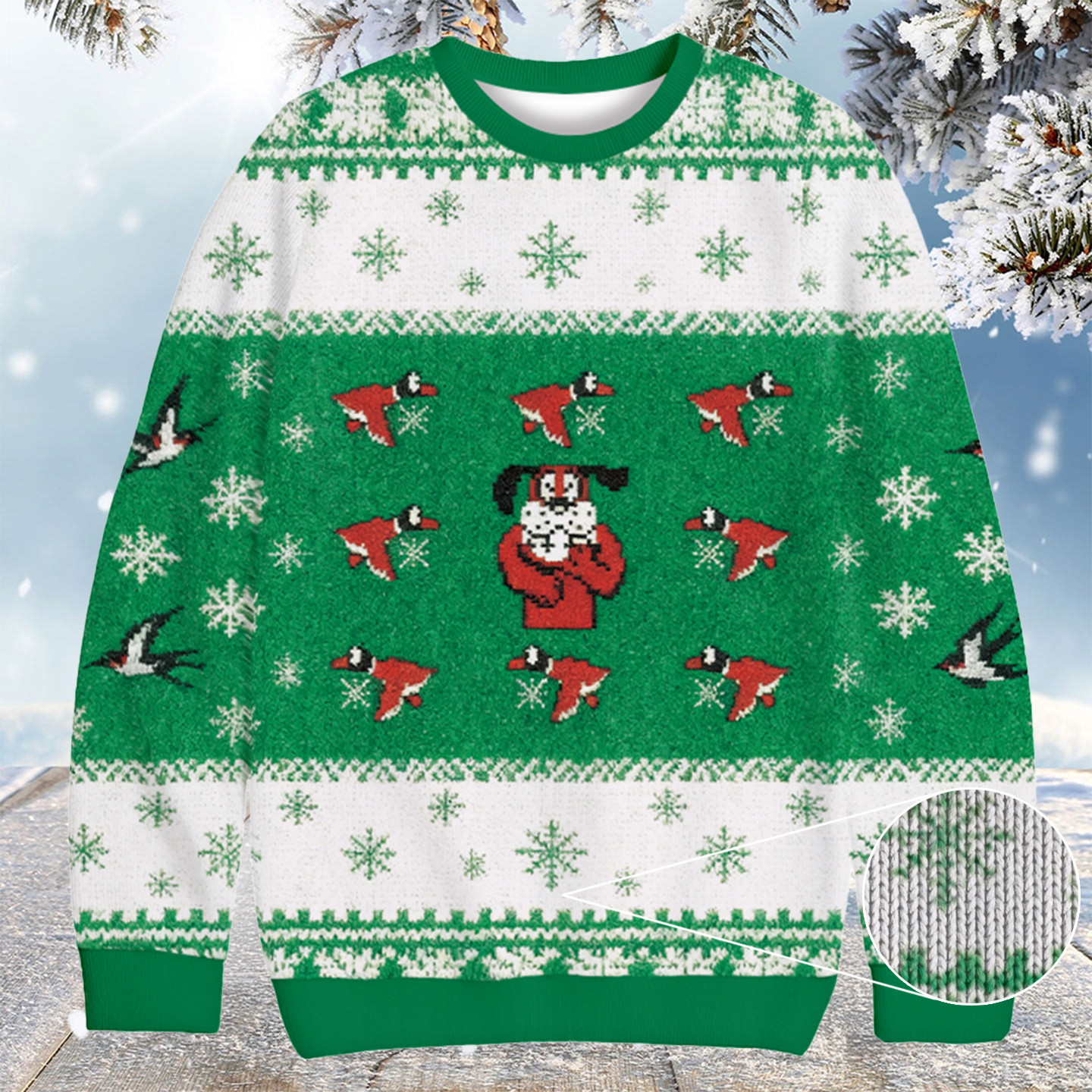 Duck For Christmas Ugly Sweater Merry Xmas Clothes Duck Gifts For Duck Lovers
