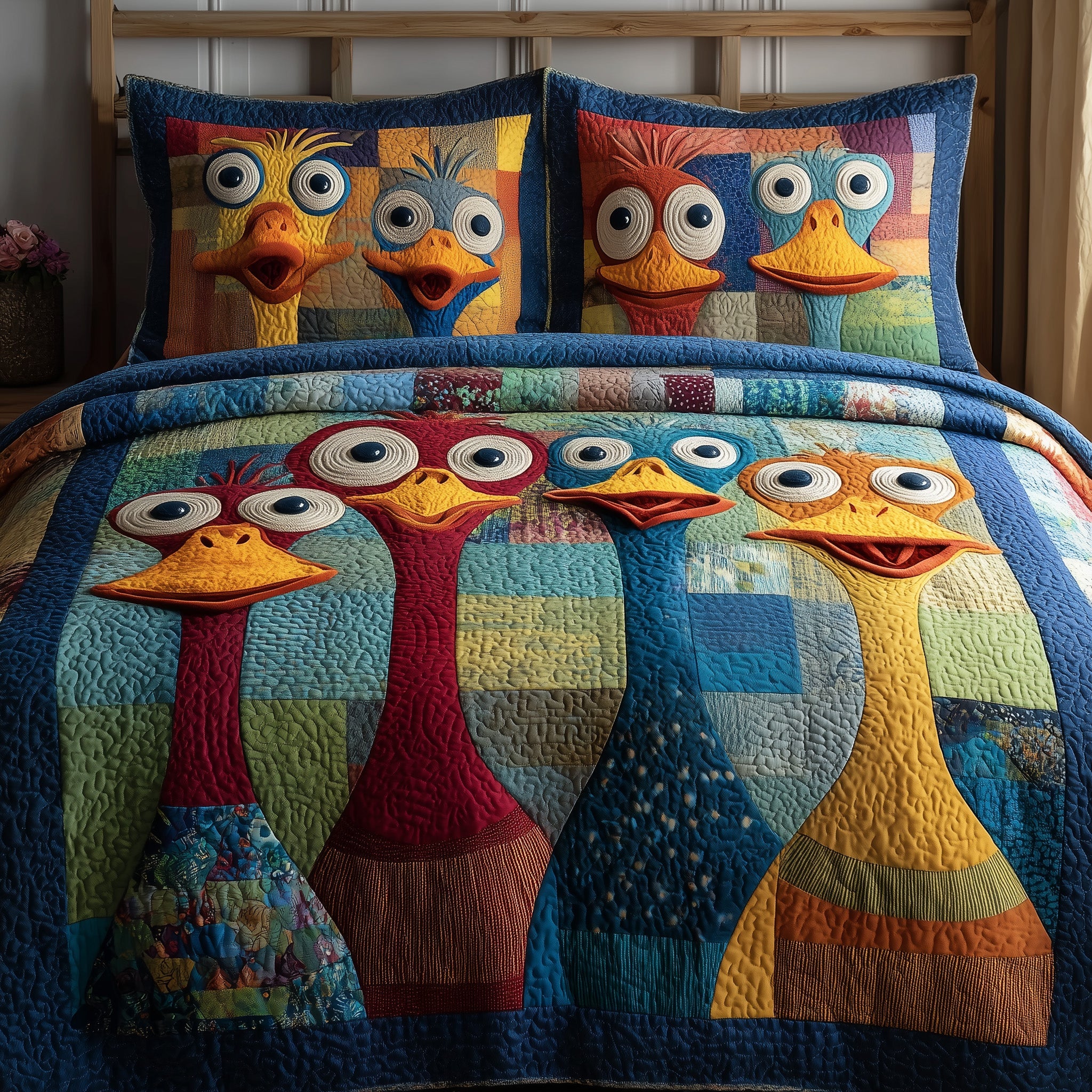Duck Paradise Quilted Bedding Set Ultimate Comfort