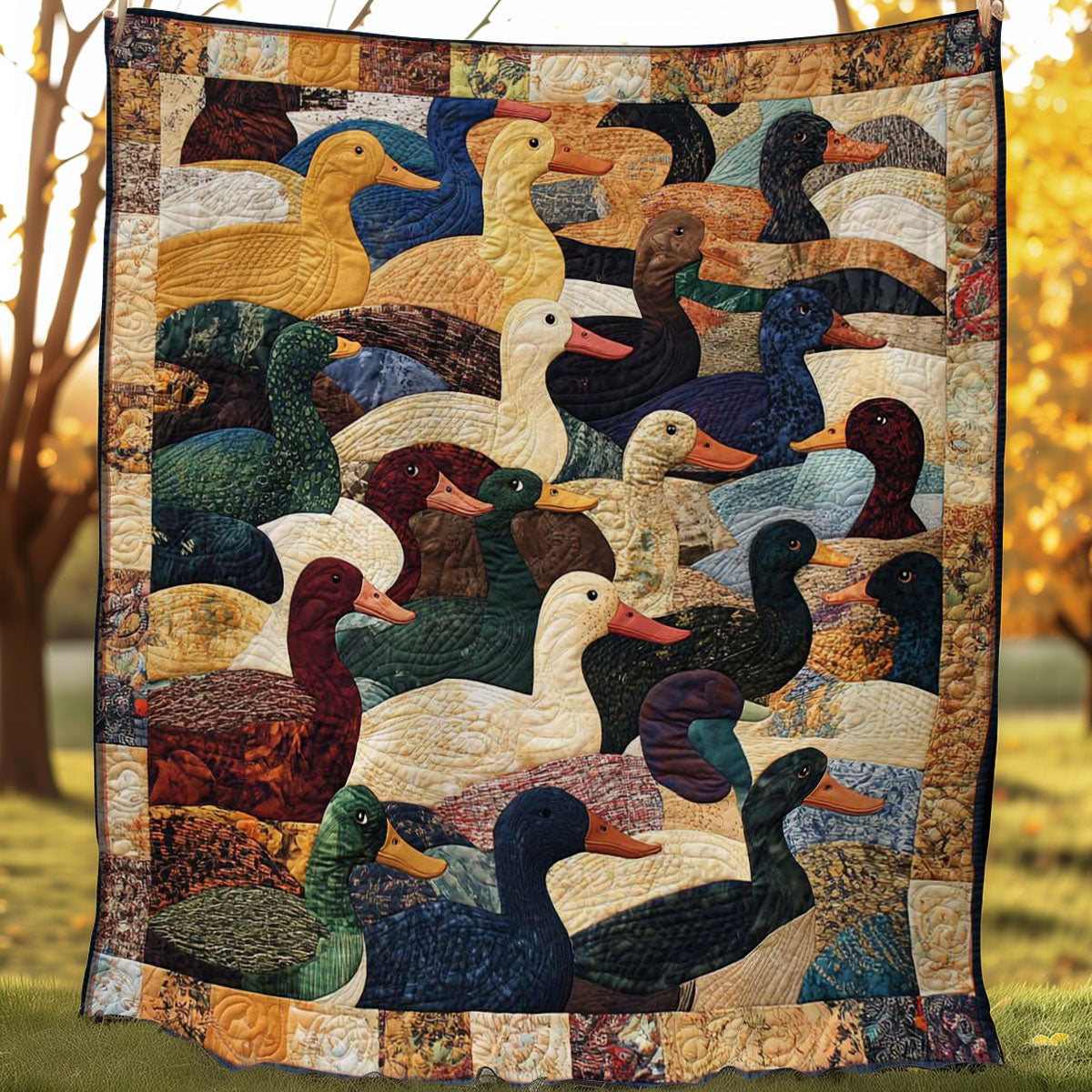 Ducks Quilt Blanket Sofa Throws Christmas Sister In Law Gifts