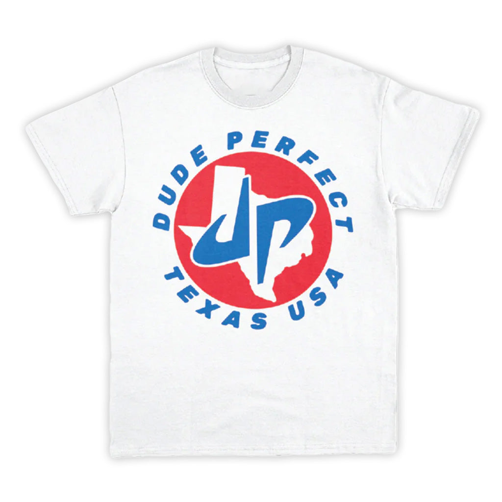 Dude Perfect Merch DP x Texas USA White T-Shirt Gift Ideas For Friends Dude Perfect Merch DP x Texas USA White T-Shirt Gift Ideas For Friends