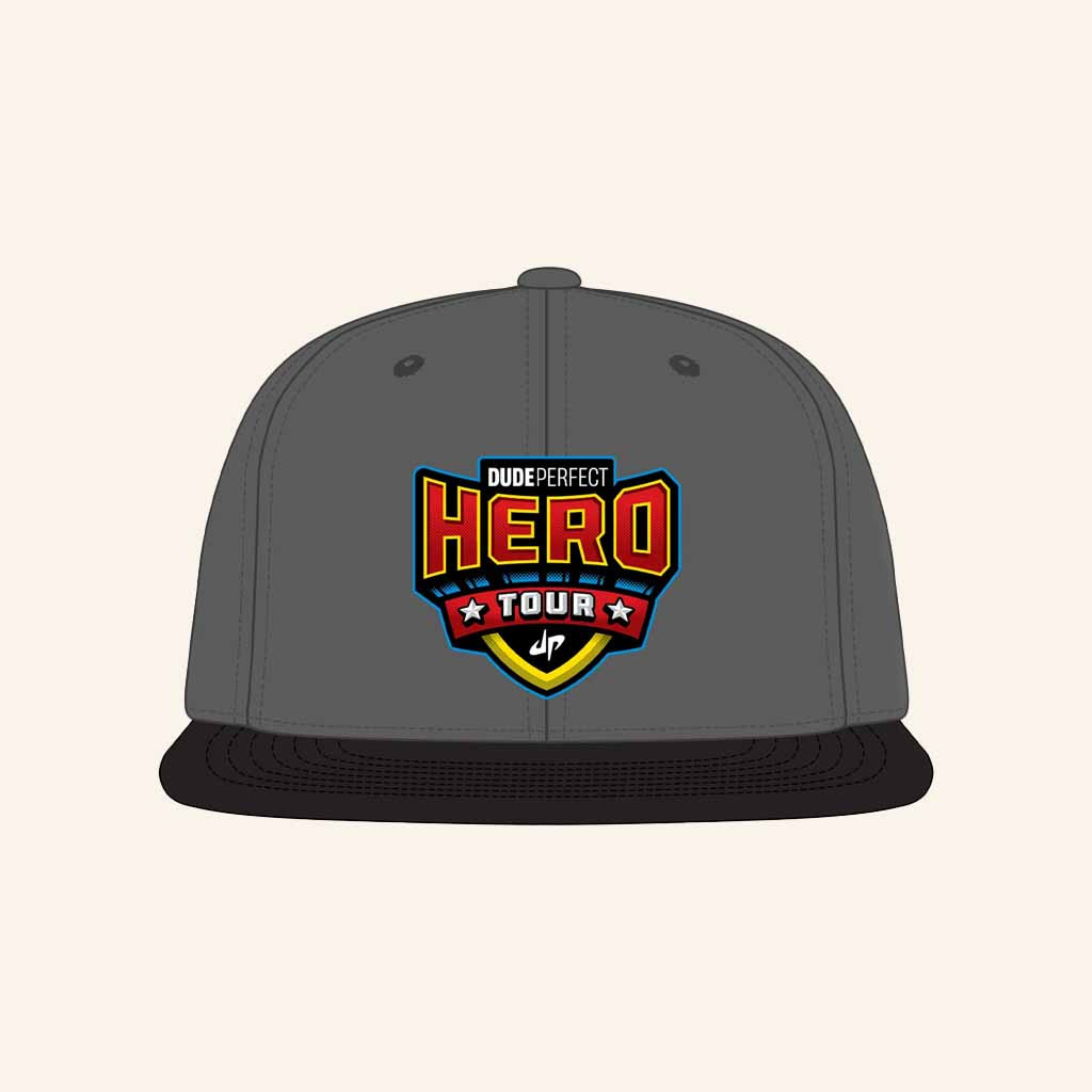 Dude Perfect Merch Dude Perfect Hero Tour Logo Snapback Hat Christmas Gift Ideas Dude Perfect Merch Dude Perfect Hero Tour Logo Snapback Hat Christmas Gift Ideas