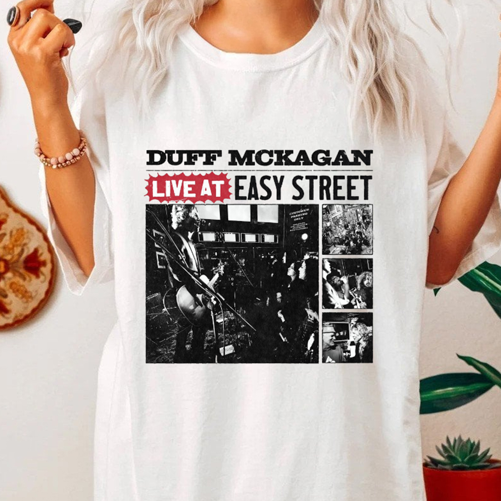 Duff McKagan Live At Easy Street Shirt Duff McKagan Merch Best Gifts For Music Lovers