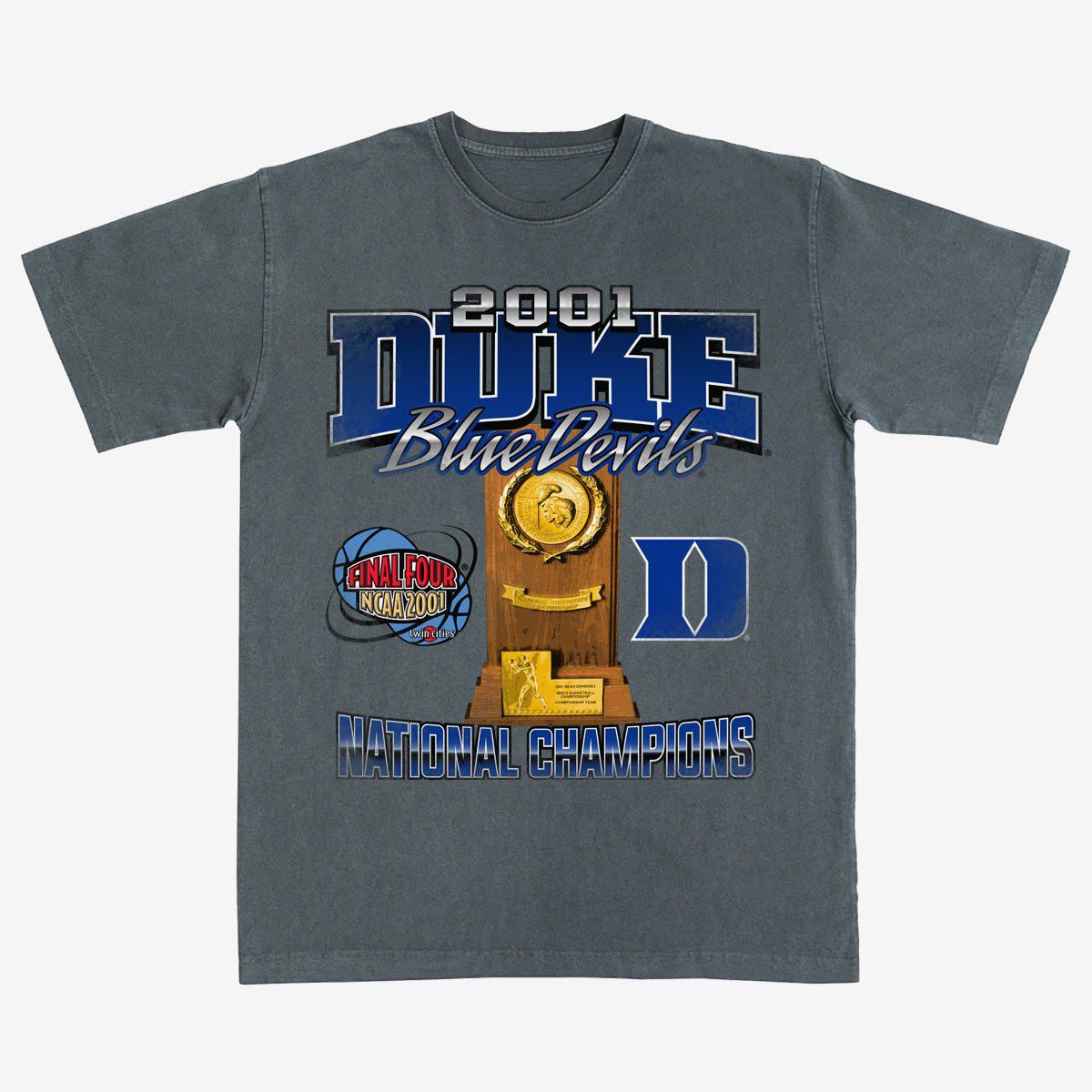 Duke 2001 Men's National Champions T-Shirt Basketball Lover Shirt Game Day Gift For Brothers