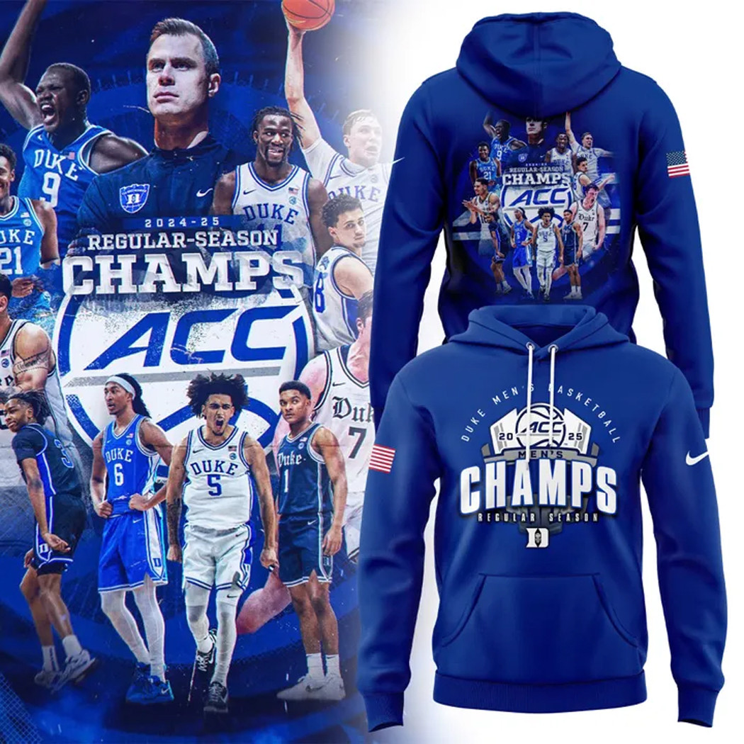 Duke Acc Championship Hoodie Gifts For Basketball Fan