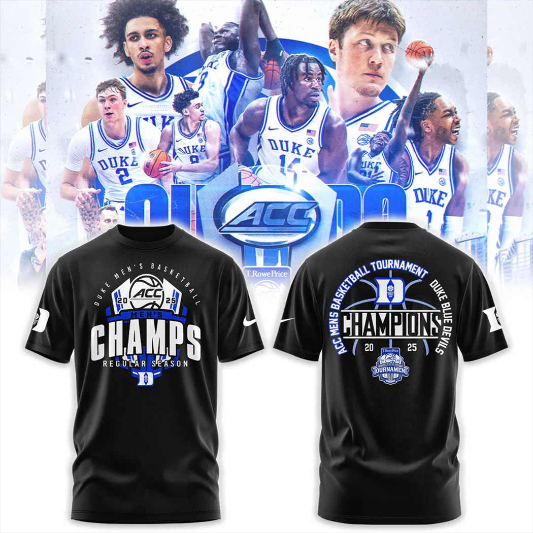 Duke Acc Championship Shirt Duke Basketball T-Shirt Best Gift For A Basketball Fan