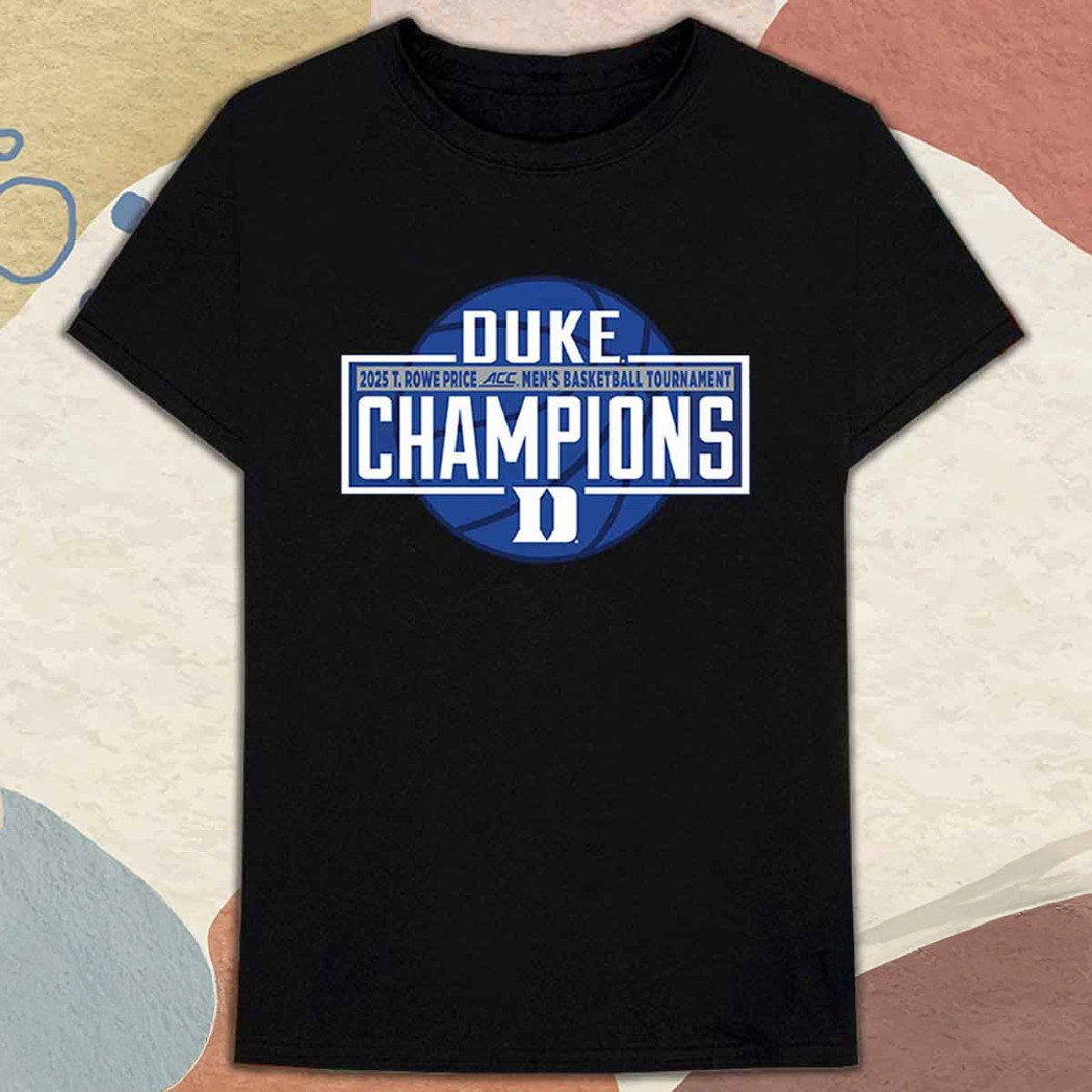 Duke Acc Championship Shirt Duke Basketball T-Shirt Gifts For Fans
