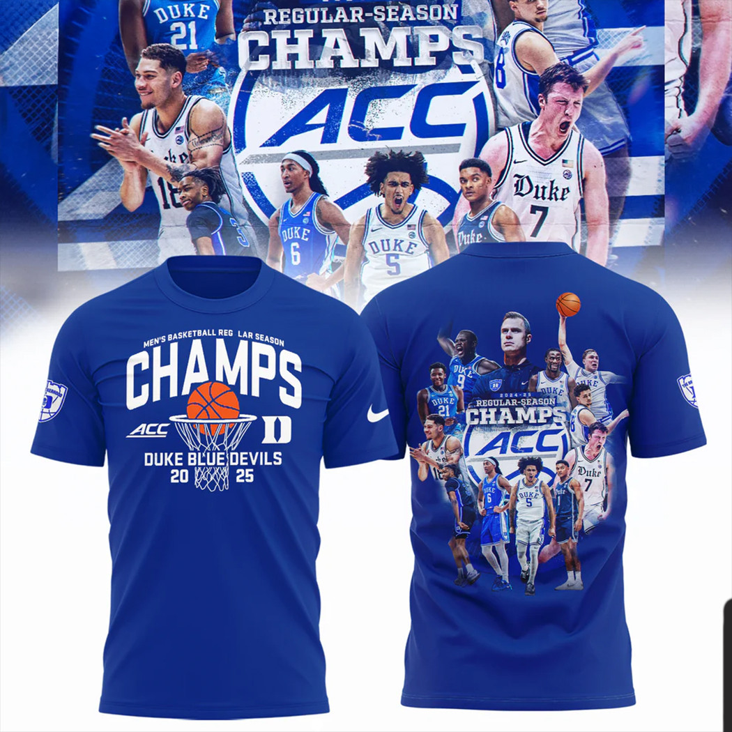 Duke Acc Championship Shirt Duke Championship Shirt Good Gifts For Basketball Fans