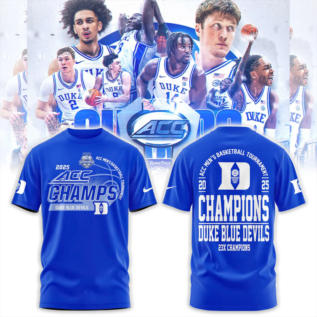 Duke Acc Championship Shirt Good Gifts For Basketball Lovers