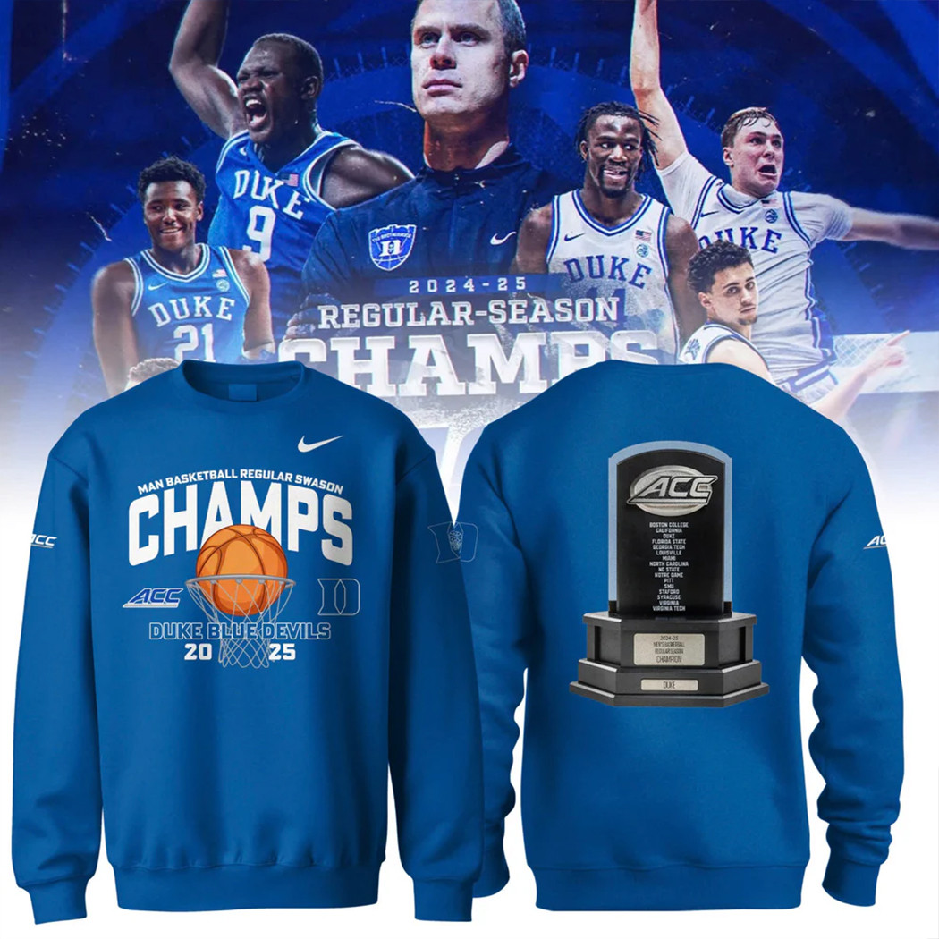 Duke Acc Championship Sweatshirt Gifts For Basketball Fan