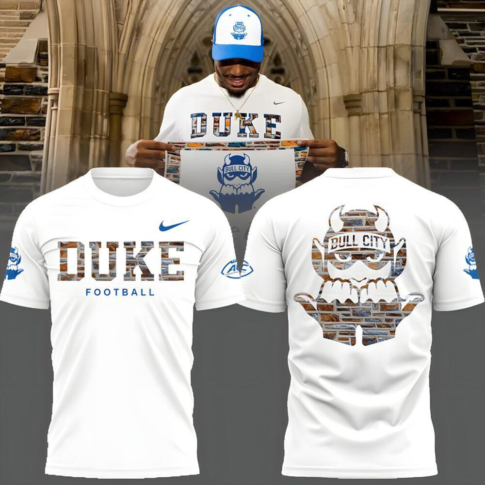 Duke Blue Devils 2025 Durham Camo Wordmark Club T-Shirt Presents For Basketball Fans