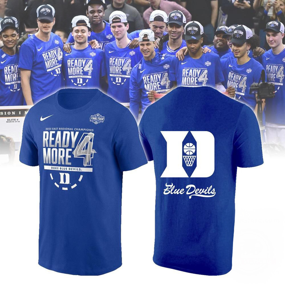 Duke Blue Devils 2025 NCAA Men's Basketball Tournament March Madness Final Four Shirt