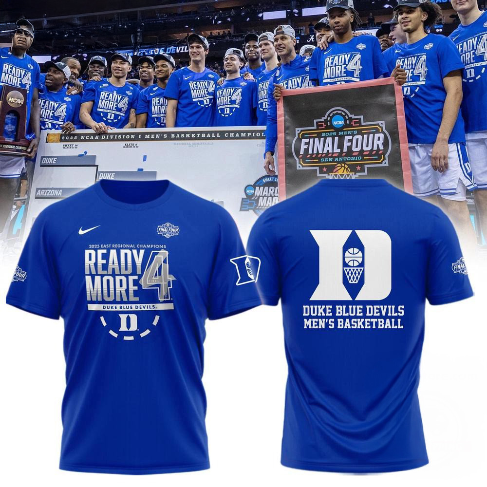 Duke Blue Devils 2025 NCAA Men's Basketball Tournament March Madness Final Four Shirt For Fans