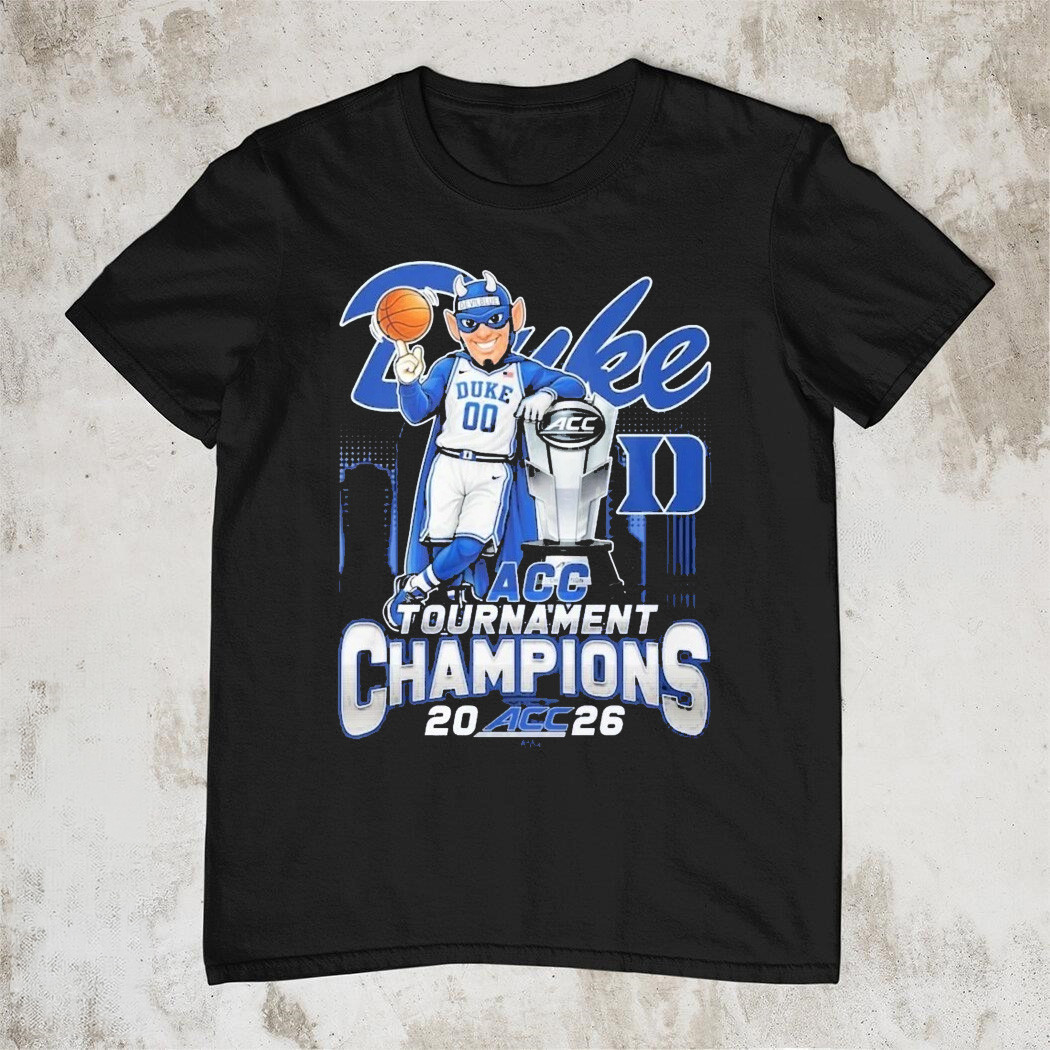 Duke Blue Devils ACC Tournament Champions 2026 T-Shirt Basketball Fan Gear Best Gift For Duke Fans