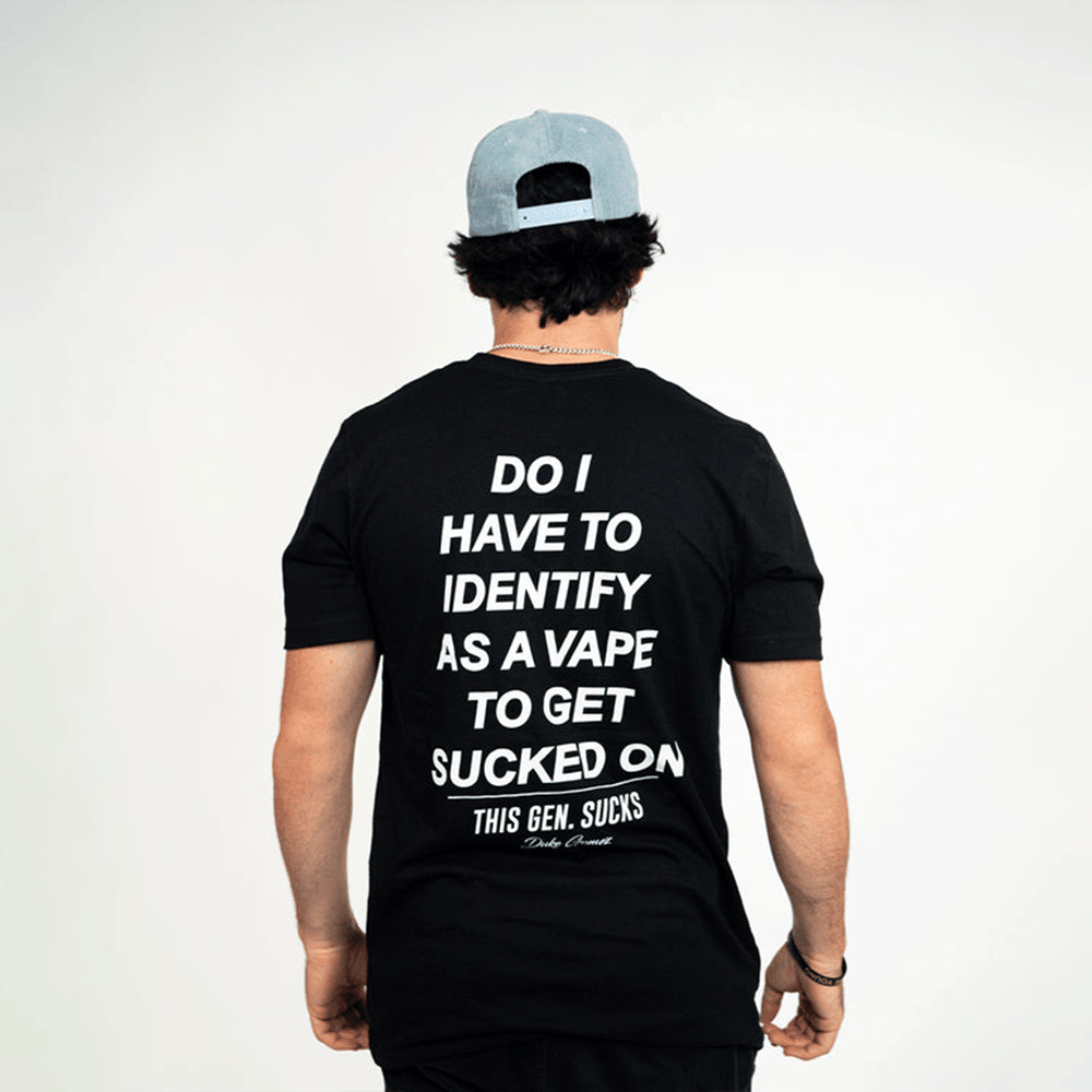 Duke Gomez Merch Identify As A Vape T-Shirt Best Father's Day Gifts For Husband
