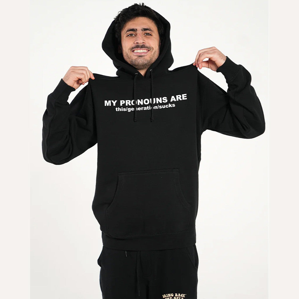 Duke Gomez Merch My Pronouns This Gen Sucks Hoodie Present For Husband