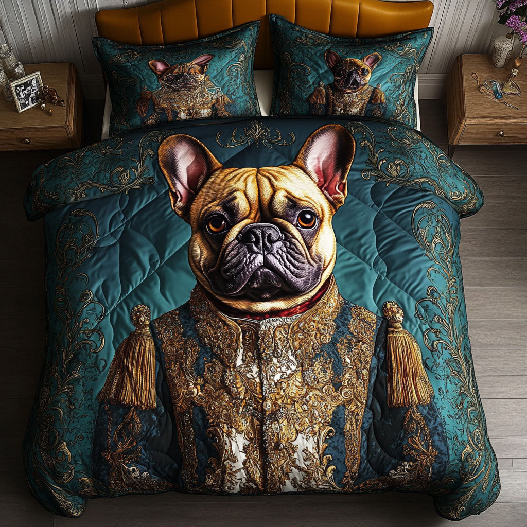 Duke Of Bark Quilted Bedding Set Premium Duvet Cover Gift Set for Mom or Grandma
