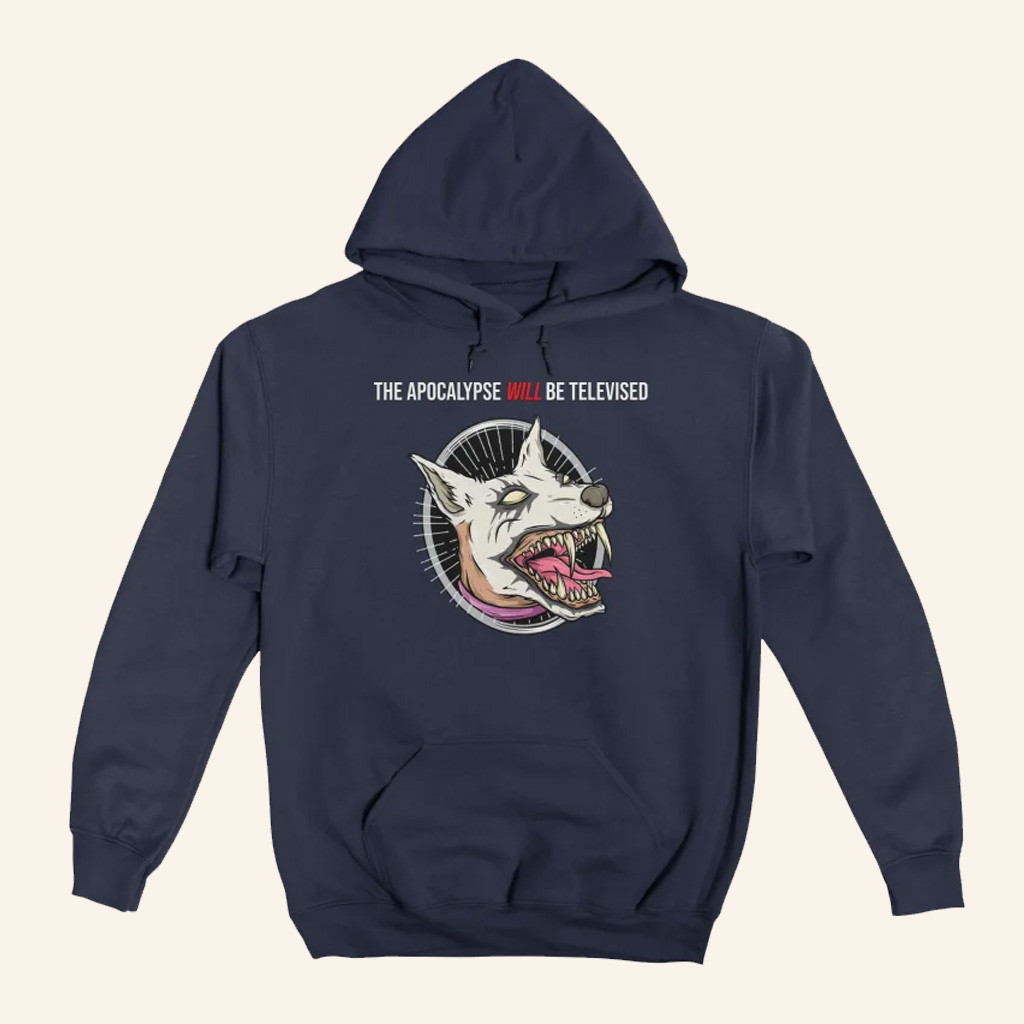 Dungeon Crawler Carl Merch Danger Dingo Hoodie The Apocalypse Will Be Televised Hoodie Gifts