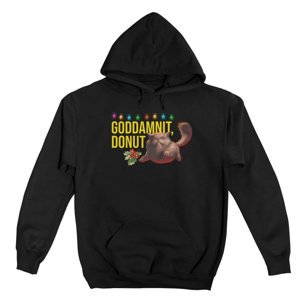 Dungeon Crawler Carl Merch Goddamnit Donut Hoodie Present For Husband Dungeon Crawler Carl Merch Goddamnit Donut Hoodie Present For Husband