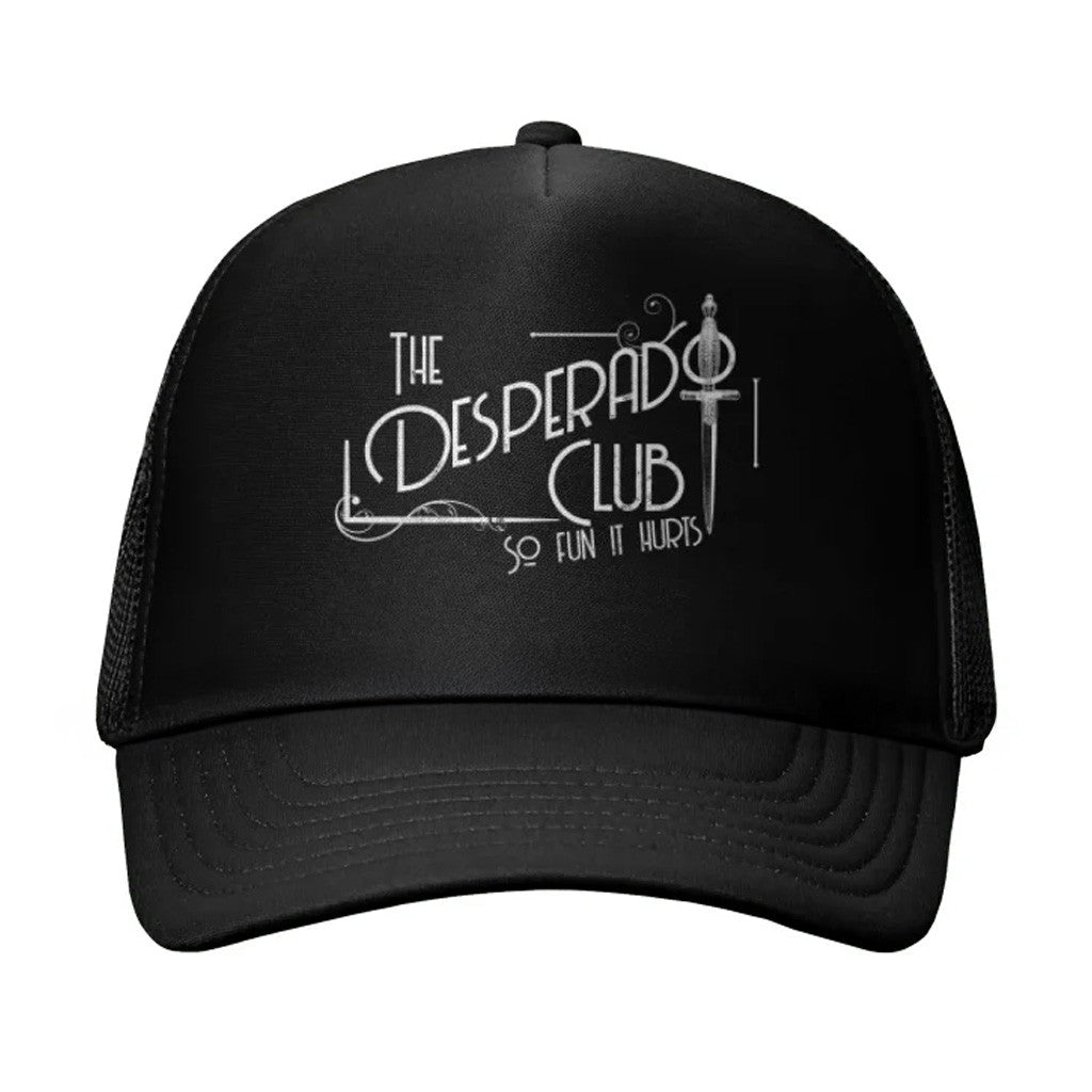 Dungeon Crawler Carl Merch The Desperado Club Trucker Hat Gifts For Dad Dungeon Crawler Carl Merch The Desperado Club Trucker Hat Gifts For Dad