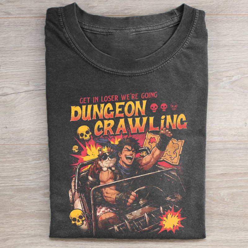 Dungeon Crawler Carl T-Shirt Dungeon Crawling Tee Gamer Fantasy Gift