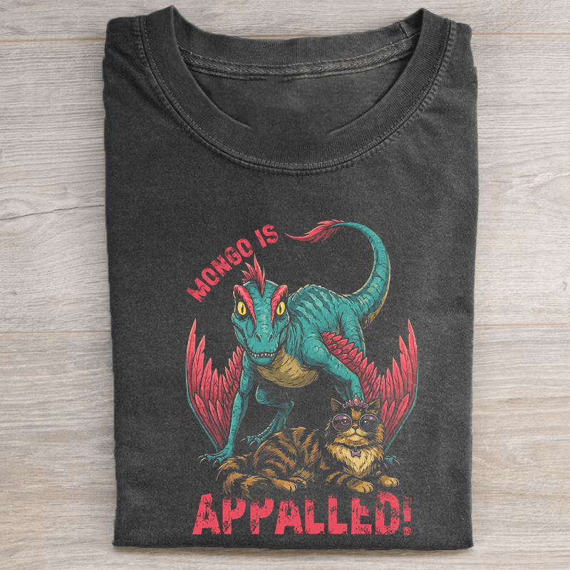 Dungeon Crawler Carl T-Shirt Mongo Is Appalled Clothes Fantasy Cat Gift