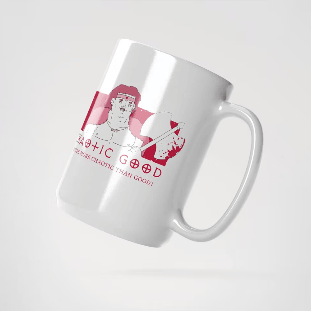 Dungeon Soup Merch Chaotic Good Barbarian Mug Gifts For Girlfriend