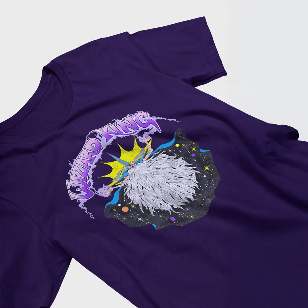 Dungeon Soup Merch Dark Fantasy Wizard King T-Shirt Best Father's Day Gifts For First Time Dad