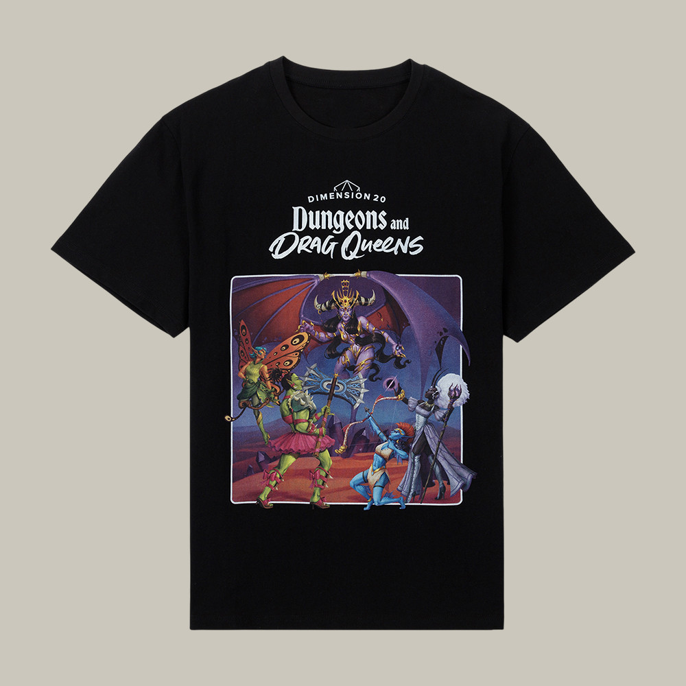 Dungeons and Drag Queens S1 T-Shirt Dropout Merch Unique Present For Boyfriend