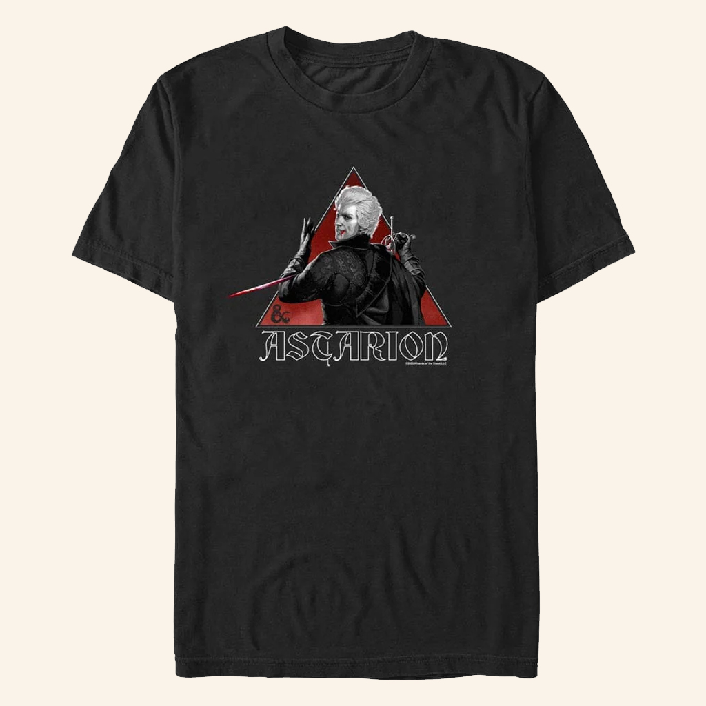 Dungeons And Dragons Merch Baldurs Gate III Astarion Hero Shot T-Shirt Game Lovers Gifts Dungeons And Dragons Merch Baldurs Gate III Astarion Hero Shot T-Shirt Game Lovers Gifts