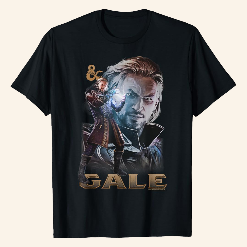 Dungeons And Dragons Merch Baldurs Gate III Gale Mana Ball T-Shirt Best Gifts For Game Lovers