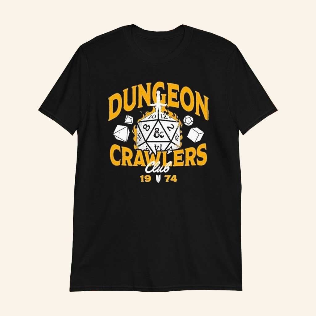 Dungeons And Dragons Merch Dungeon Crawlers Club T-Shirt Gifts For Brothers