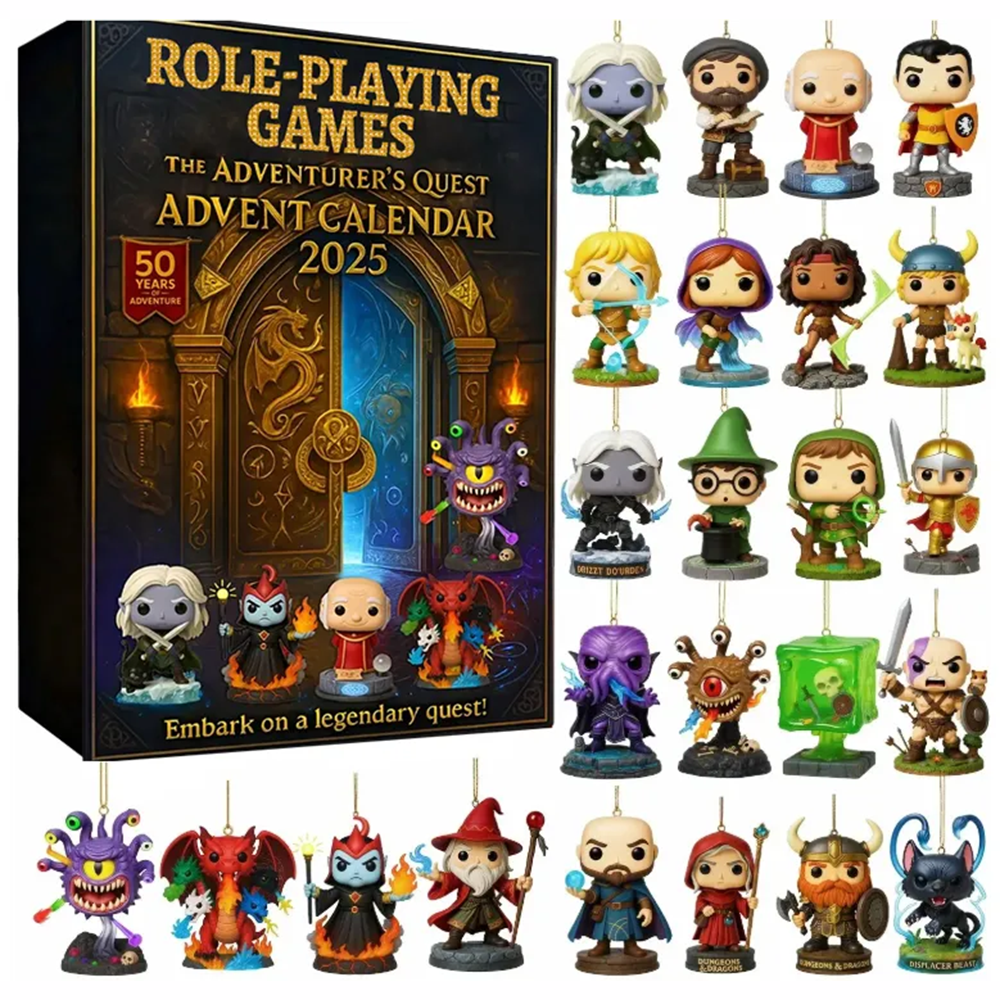 Dungeons Dragons Adventurer's Quest Advent Calendar 2025 24-Day Countdown Gift For Dragon Lover