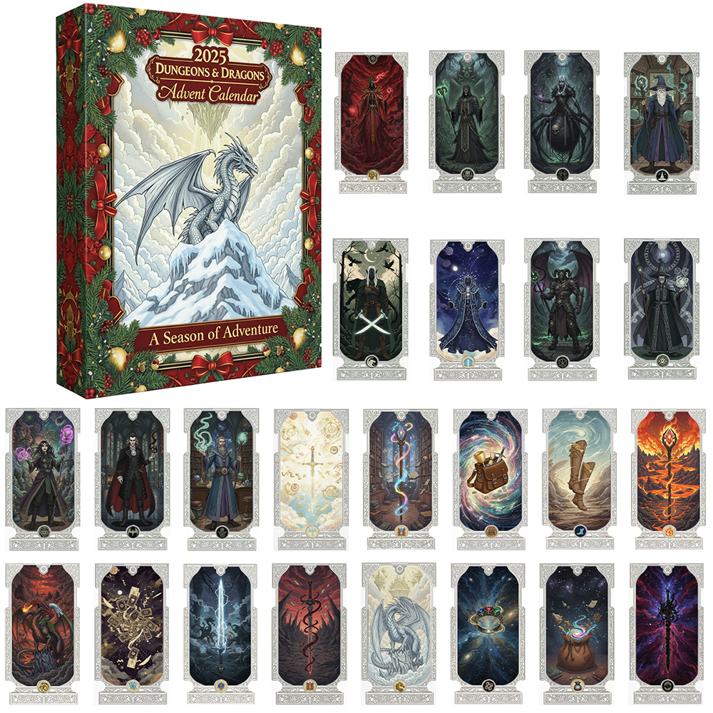 Dungeons Dragons Arrival Advent Calendar Christmas Countdown Unique Dragon Gifts