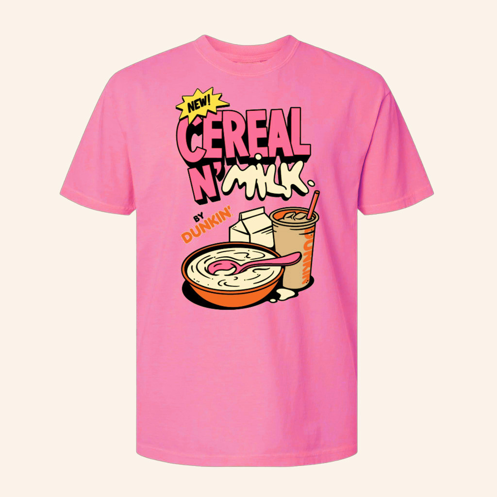 Dunkin Gear Merch Cereal N Milk T-Shirt Birthday Ideas For Wife