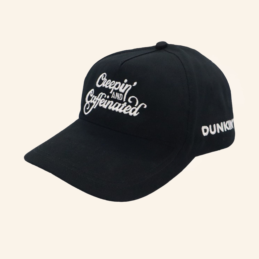 Dunkin Runs On You Merch Creepin And Caffeinated Embroidered Hat Xmas Gifts For Him Dunkin Runs On You Merch Creepin And Caffeinated Embroidered Hat Xmas Gifts For Him