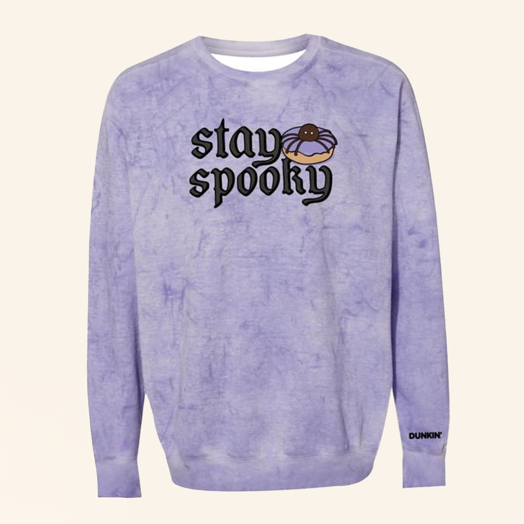 Dunkin Runs On You Merch Stay Spooky Crewneck Sweatshirt Gifts For Besties Dunkin Runs On You Merch Stay Spooky Crewneck Sweatshirt Gifts For Besties