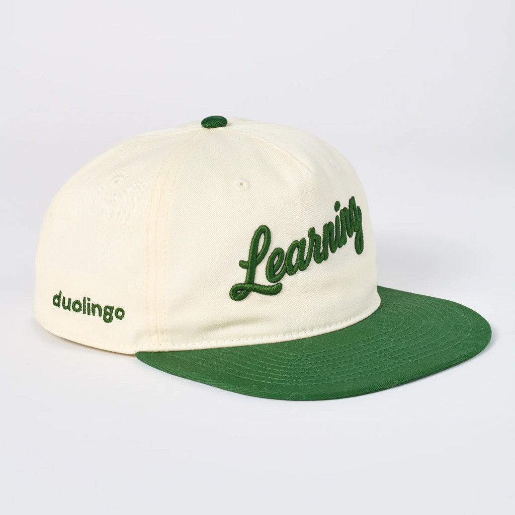 Duolingo Merch Learning Snapback Hat Embroidered Best Gifts For Him Duolingo Merch Learning Snapback Hat Embroidered Best Gifts For Him