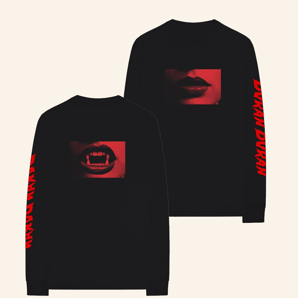 Duran Duran Merch Black Halloween Long Sleeve T-Shirt Presents For Sister