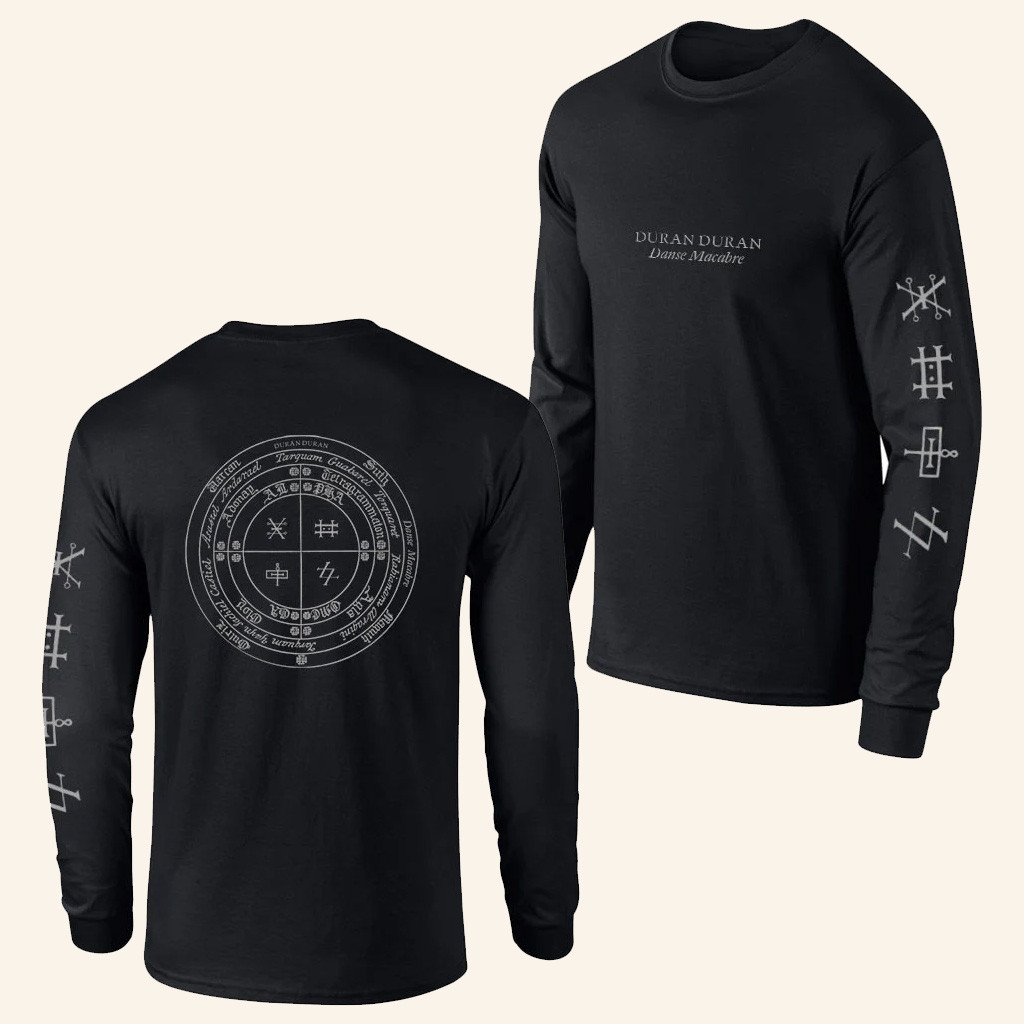 Duran Duran Merch Danse Macabre Long Sleeve Shirt Black Gifts For Music Lovers Duran Duran Merch Danse Macabre Long Sleeve Shirt Black Gifts For Music Lovers
