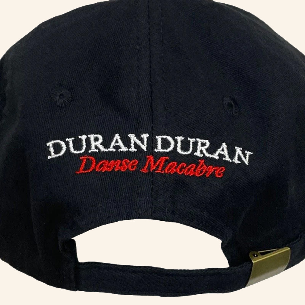 Duran Duran Merch Danse Macabre Skeleton Embroidered Hat Gifts For Music Fans Duran Duran Merch Danse Macabre Skeleton Embroidered Hat Gifts For Music Fans
