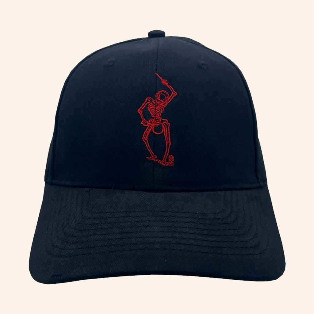 Duran Duran Merch Danse Macabre Skeleton Embroidered Hat Gifts For Music Fans Duran Duran Merch Danse Macabre Skeleton Embroidered Hat Gifts For Music Fans