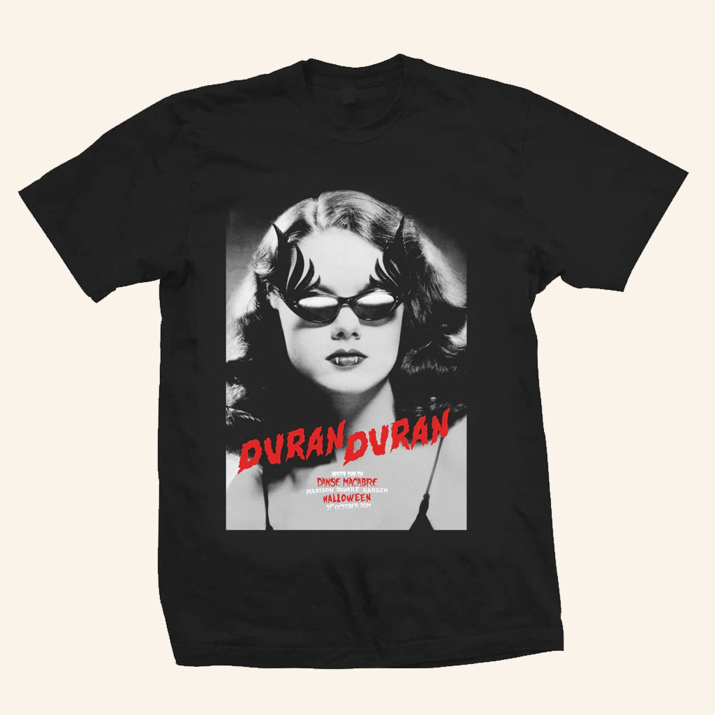 Duran Duran Merch MSG Danse Macabre Halloween T-Shirt Black Gifts For Music Fans