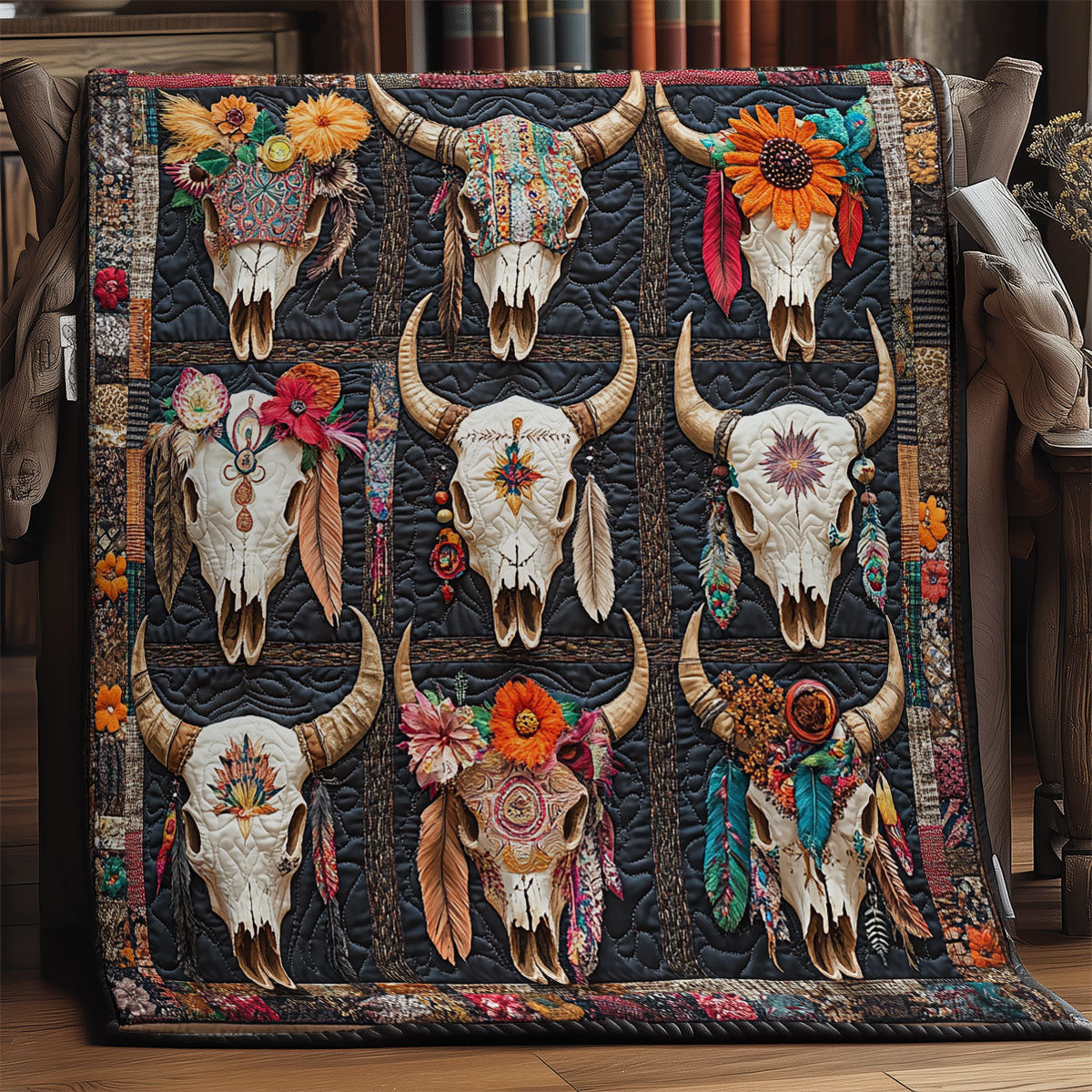 Dust And Totem Quilt Best Decoration Gift For Friends and Family on Halloween Day