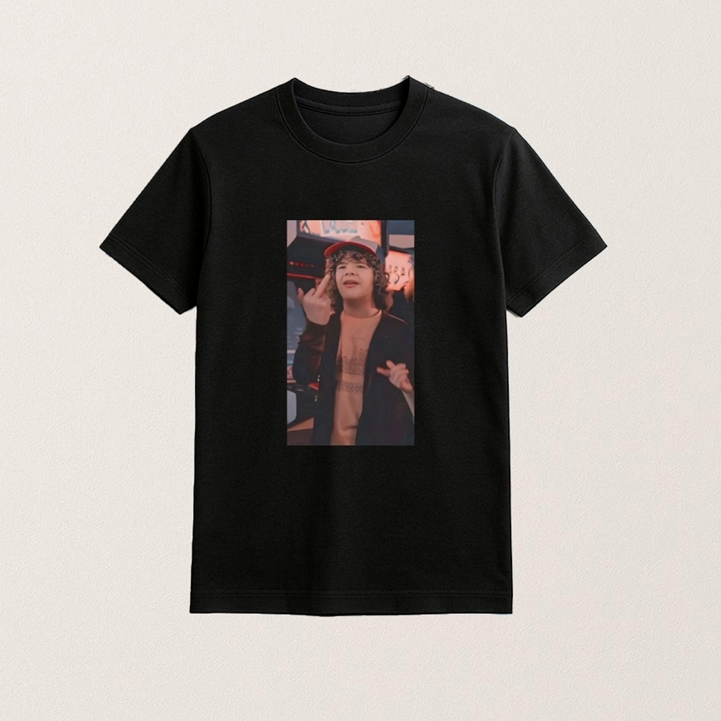 Dustin Henderson Stranger Things Middle Finger Shirt Gifts For Brothers